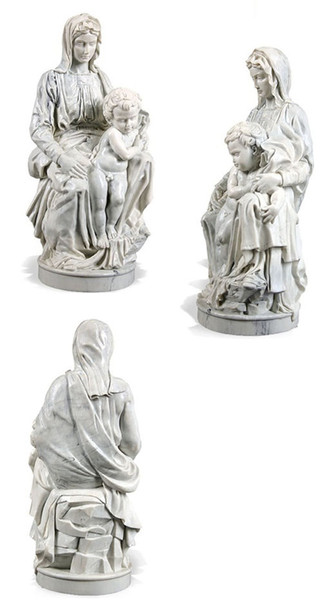 Madonna Of Bruges With Baby Jesus Statue Michelangelo Reproductions
